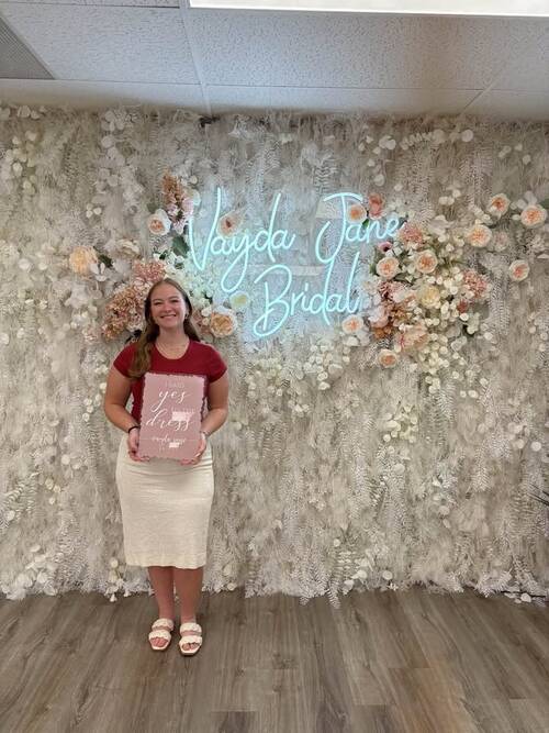 Vayda Jane Bridal - She said yes to the dress!