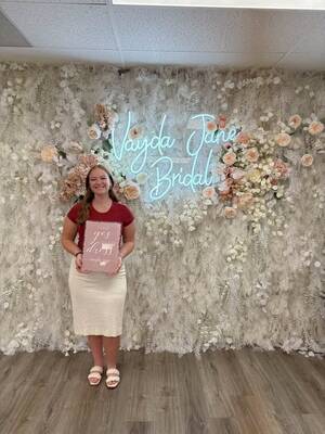 Vayda Jane Bridal - She said yes to the dress!