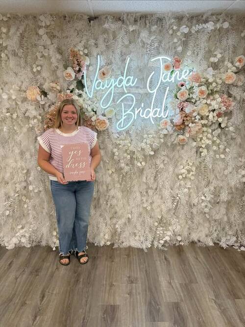 Vayda Jane Bridal - She said yes to the dress!