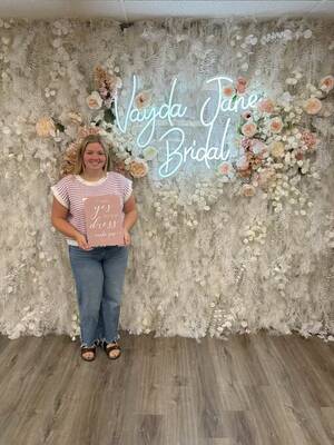 Vayda Jane Bridal - She said yes to the dress!