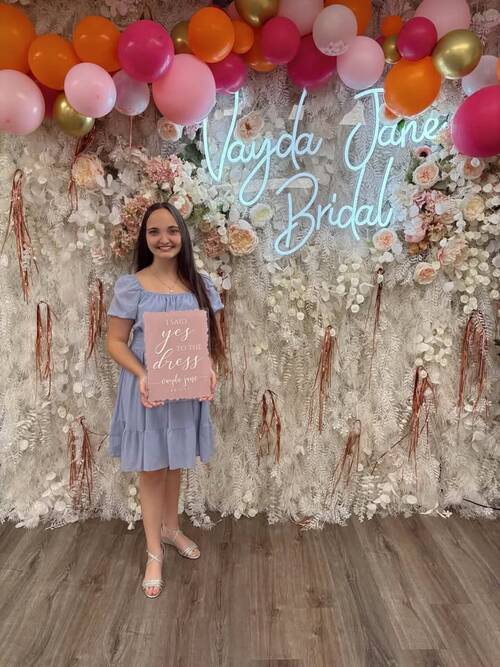 Vayda Jane Bridal - She said yes to the dress!