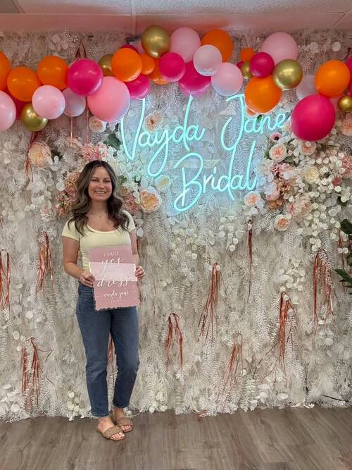 Vayda Jane Bridal - She said yes to the dress!