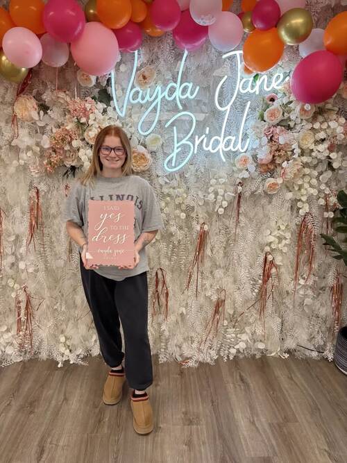 Vayda Jane Bridal - She said yes to the dress!