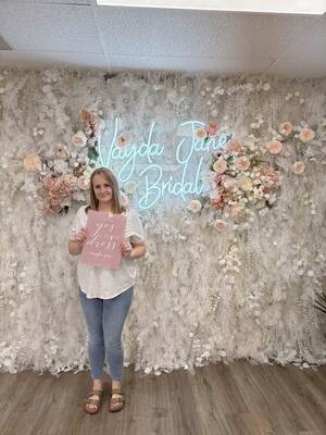 Vayda Jane Bridal - She said yes to the dress!