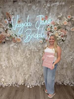 Vayda Jane Bridal - She said yes to the dress!