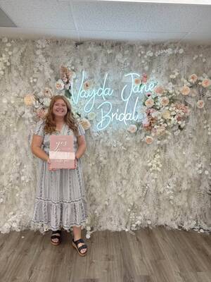 Vayda Jane Bridal - She said yes to the dress!