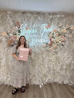 Vayda Jane Bridal - She said yes to the dress!