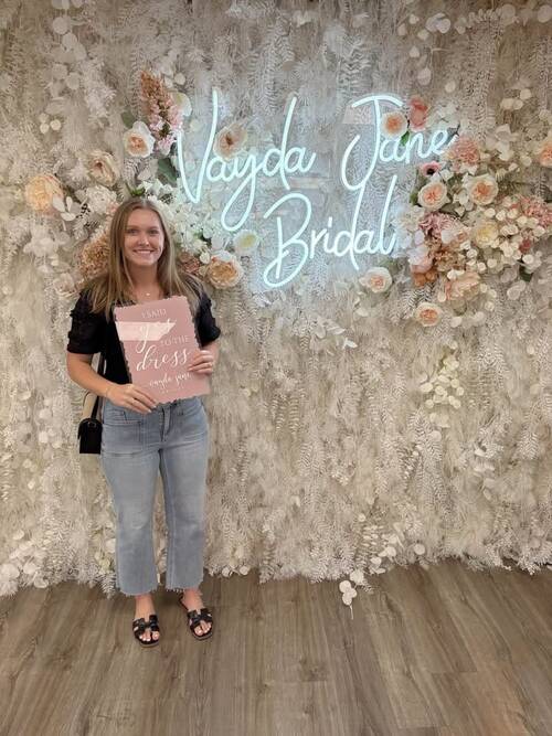 Vayda Jane Bridal - She said yes to the dress!