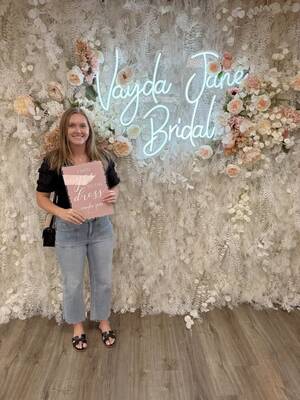Vayda Jane Bridal - She said yes to the dress!