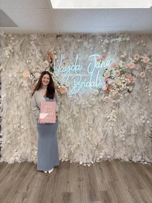 Vayda Jane Bridal - She said yes to the dress!