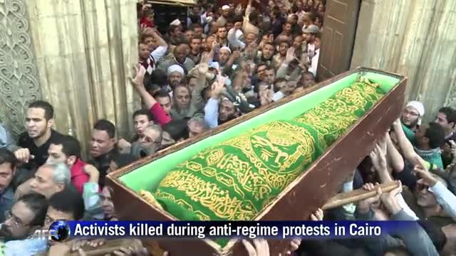 Funerals held in Cairo for MB partisans killed in 