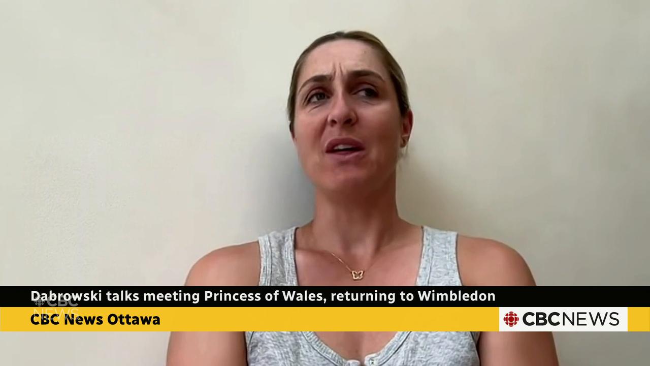 Dabrowski talks meeting Princess of Wales, returning to Wimbledon after cancer treatment