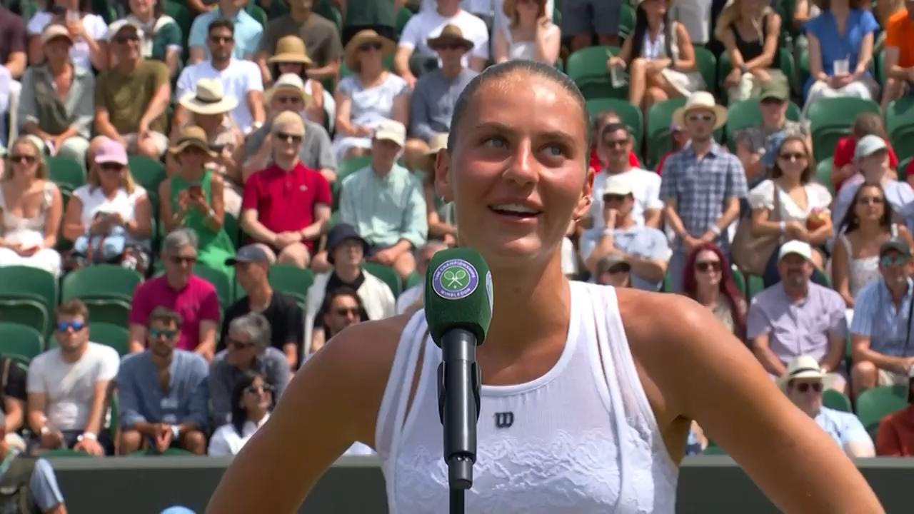 'Saving the backflip for Grand Slam win - Kostyuk after last-16 Wimbledon win