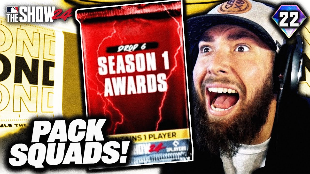 Opening NEW Awards Drop Packs!! Pack Squads #MLB22 The Show 24