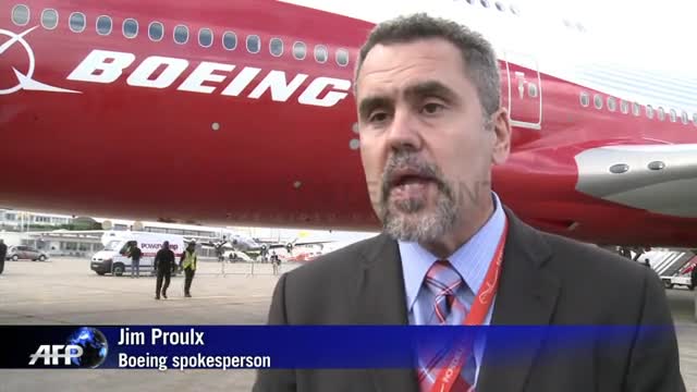 Boeing's 747-8 in Paris for first appearance outsi