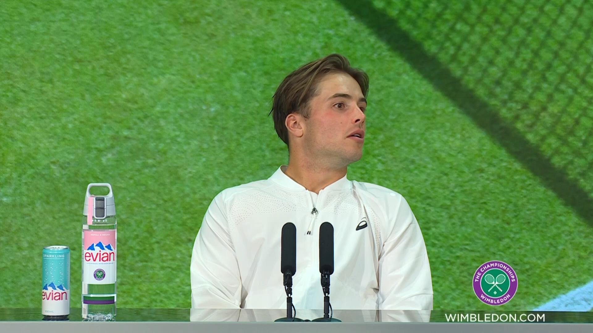Fery: 'I'm just trying to really soak it all in-' on reaching the Wimbledon quarter finals