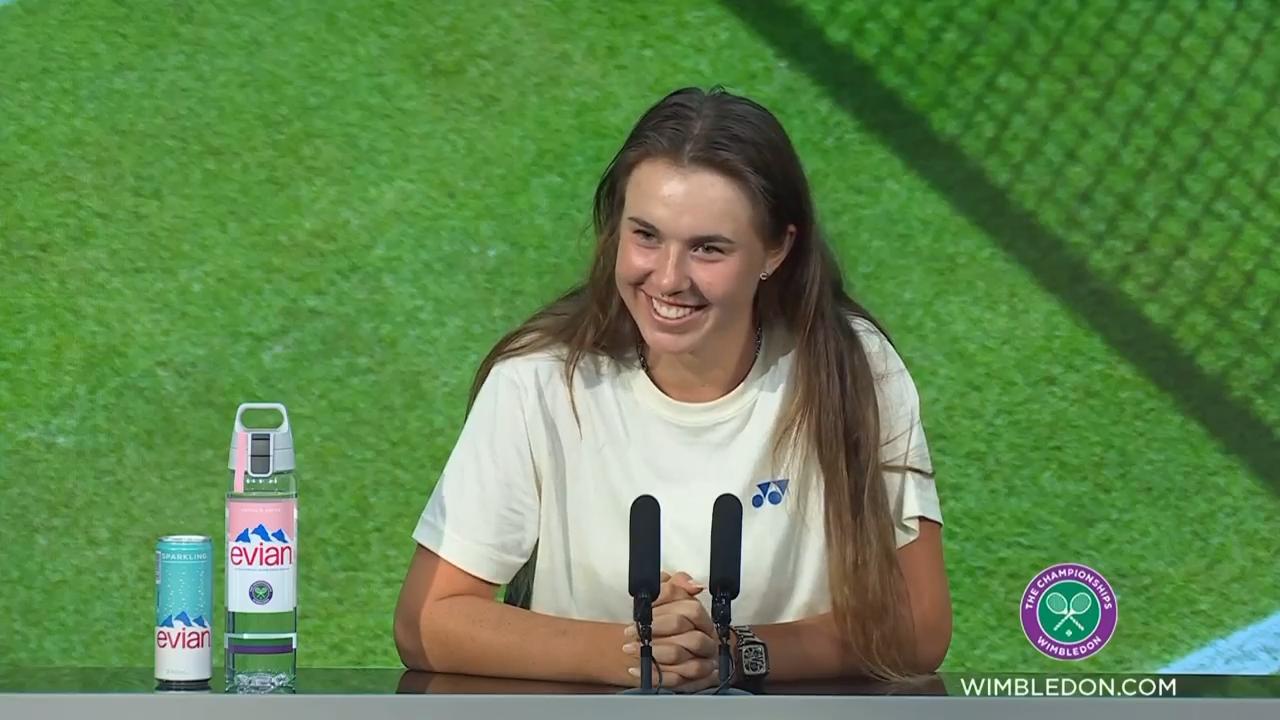 'It hasn't sunk in yet' - Wimbledon champion Noskova after beating Muchova in epic