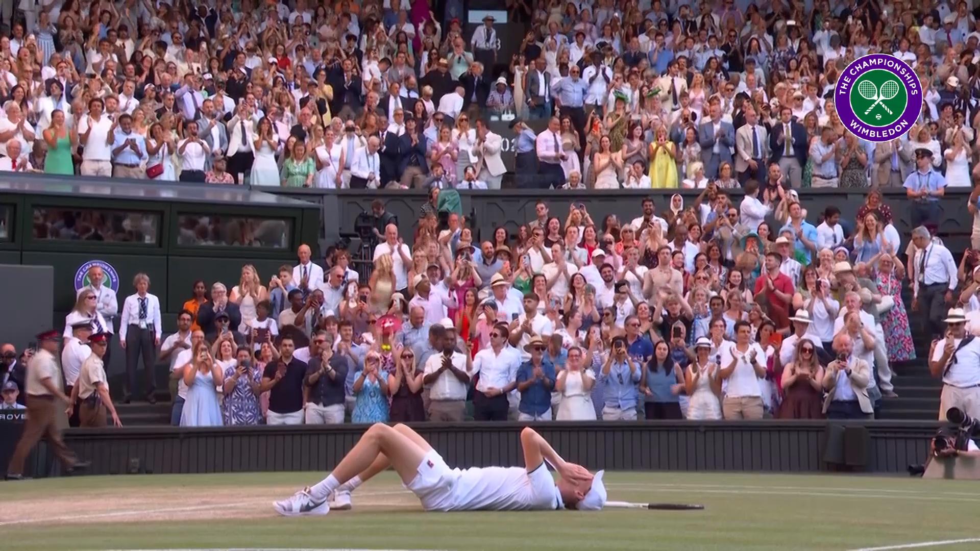 Moment: Sinner defends Wimbledon title after seeing off Zverev