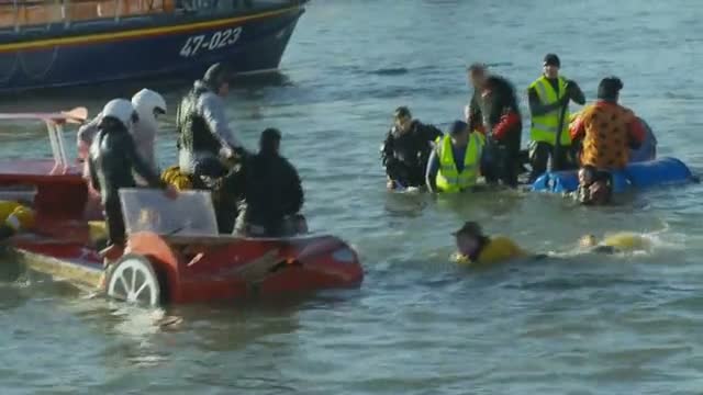 Bathtub Race New Years Day Poole England