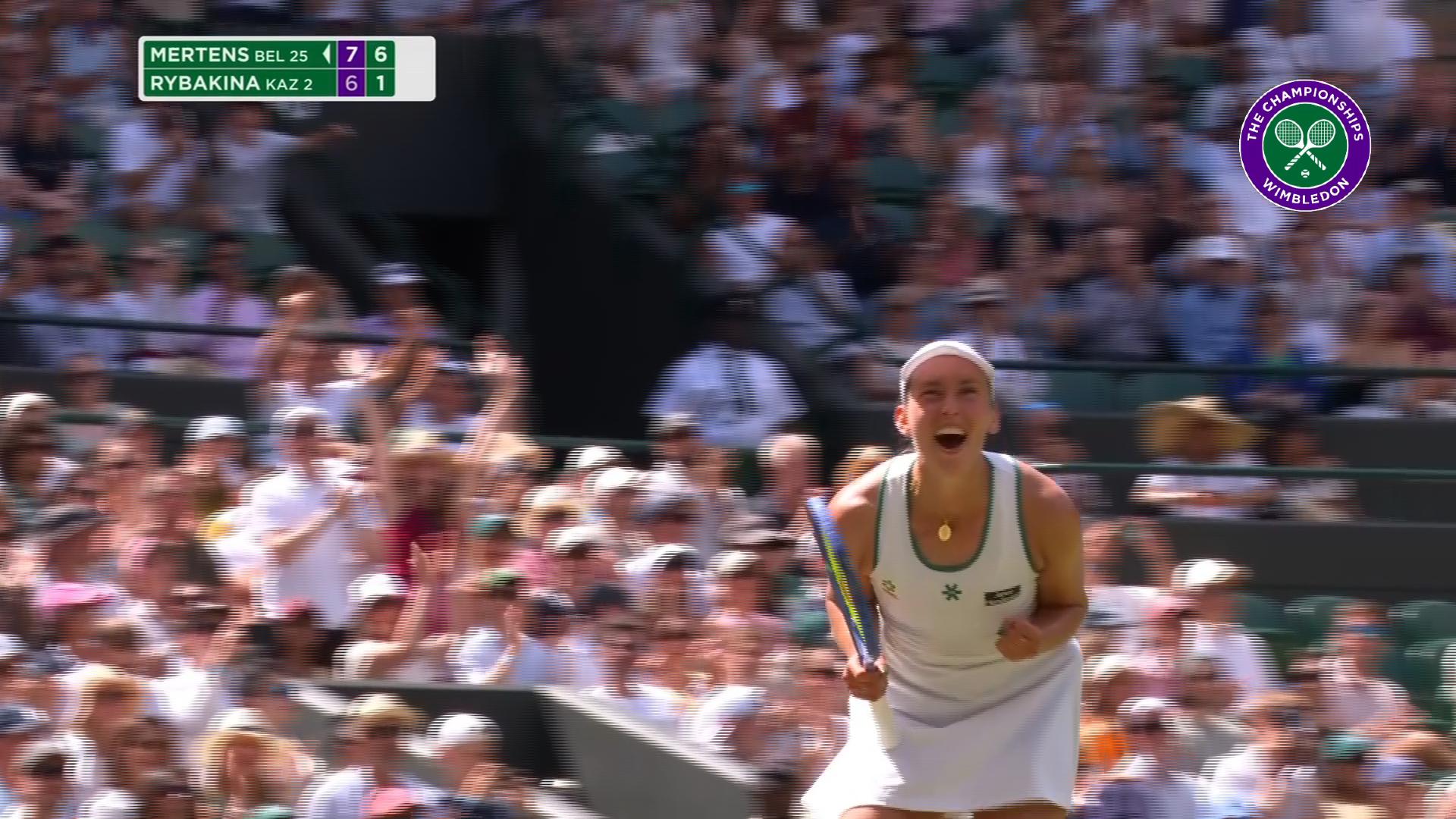 Second-seeded Rybakina upset by Mertens at Wimbledon