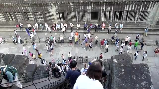 Tourist boom puts Cambodia's famed treasures at ri