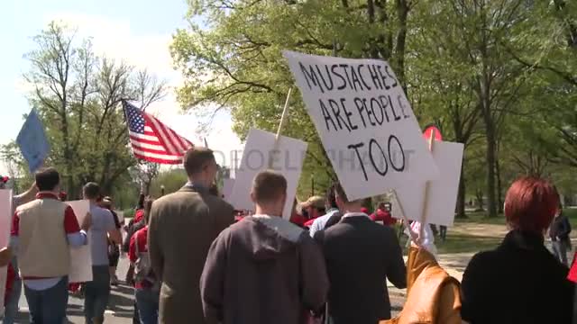 A million mustaches' march on Washington
