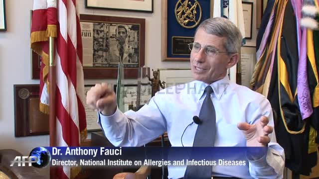 AIDS pioneer Fauci sees 'light at end of tunnel'
