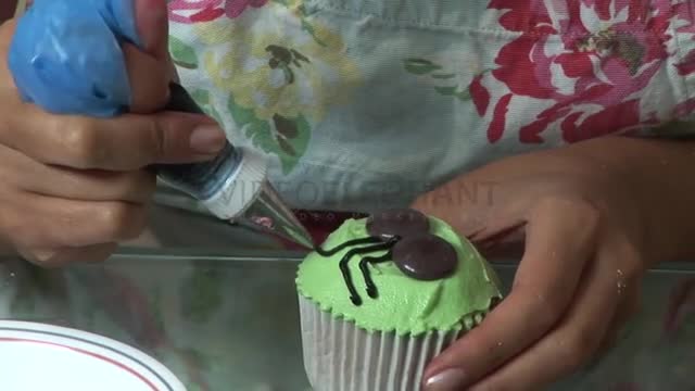 How To Decorate Cupcakes With Spider Icing