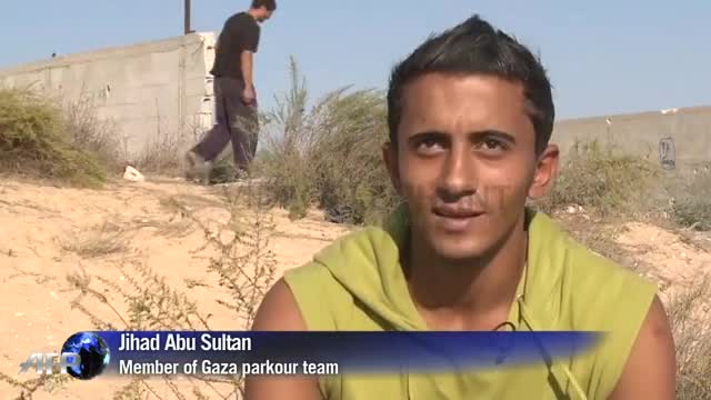Daredevil Gazans run free with parkour