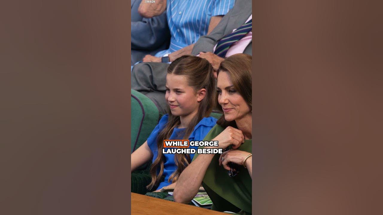 Prince George and Charlotte Surprise Wimbledon Fans.