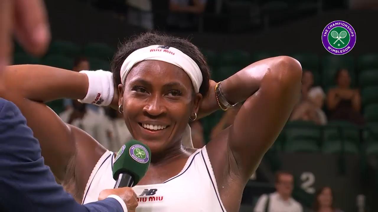 Gauff downs Bencic to make first Wimbledon quarter-final