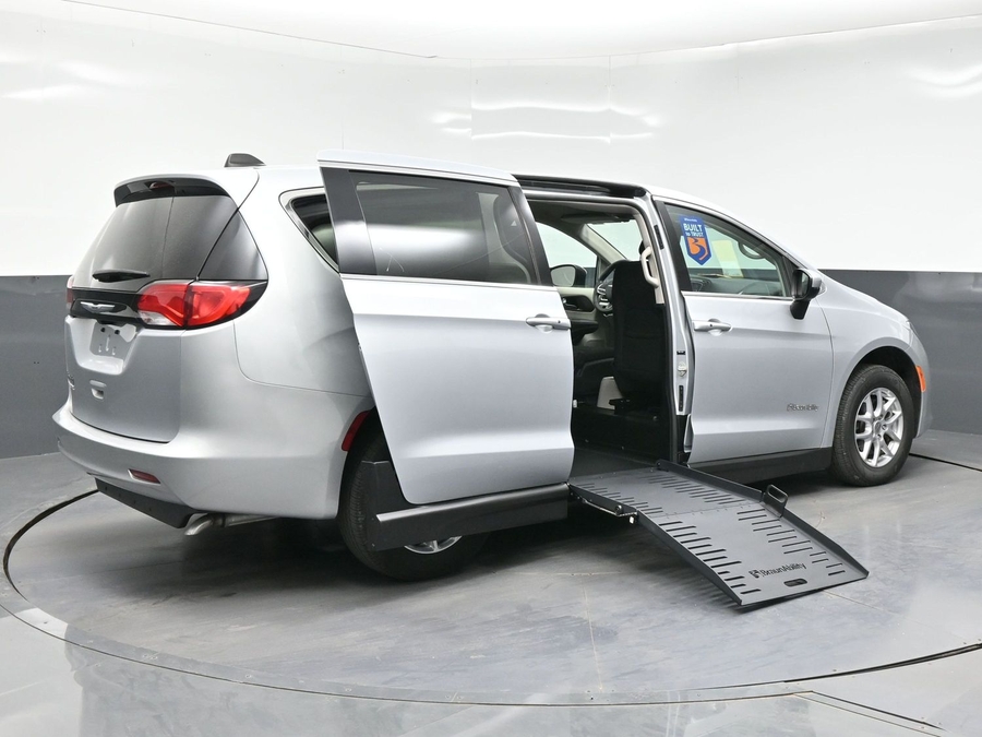 Used 2023 Chrysler Voyager LX - BraunAbility Side Entry Fold Out Manual Ramp