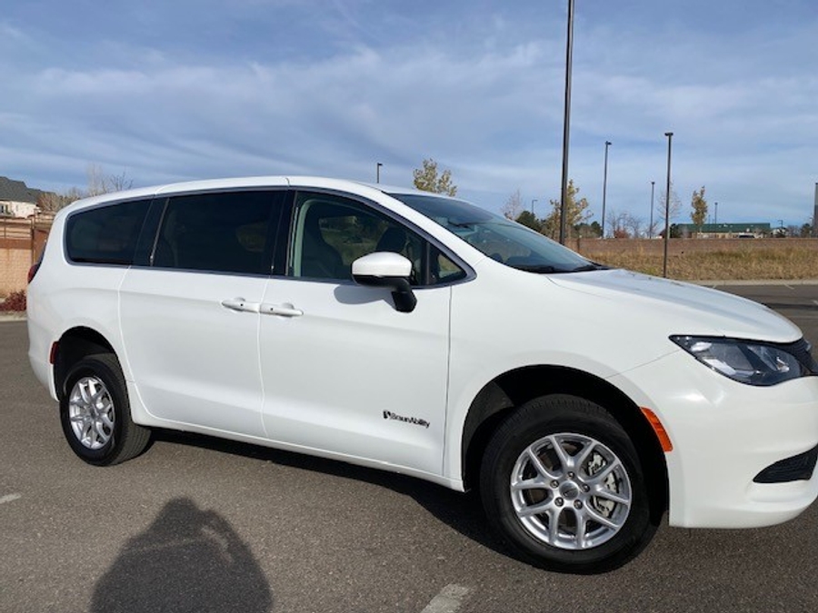 Used 2023 Chrysler Voyager LX - BraunAbility Rear Entry Entry Fold Out Manual Ramp