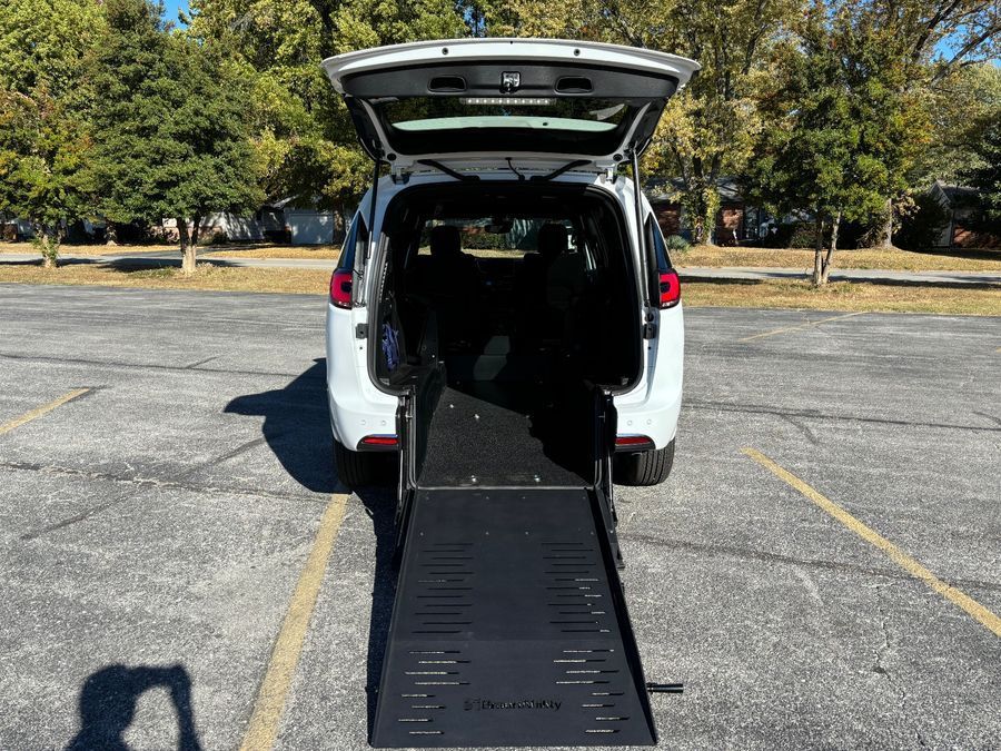 New 2025 Chrysler Voyager LX - BraunAbility Commercial Rear Entry Entry Fold Out Manual Ramp