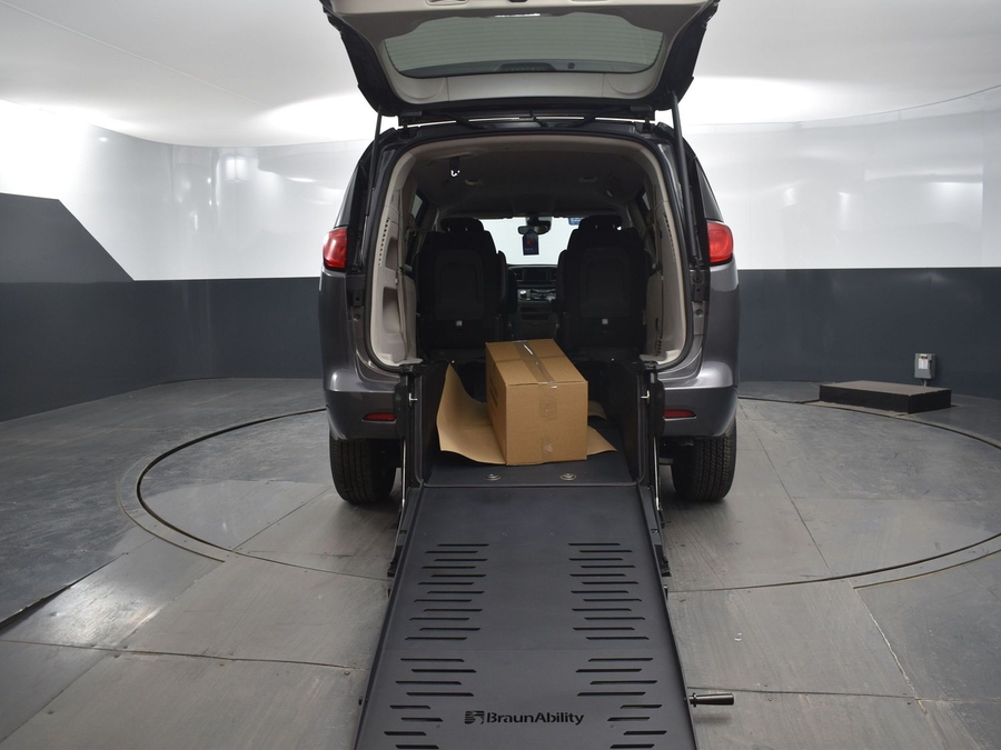 Used 2023 Chrysler Voyager LX CPO - BraunAbility Rear Entry Entry Fold Out Manual Ramp