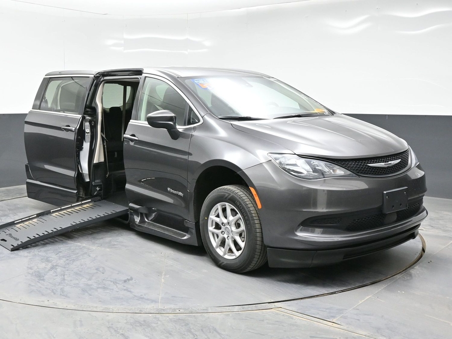 Used 2023 Chrysler Voyager LX - BraunAbility Side Entry Fold Out Automatic Ramp