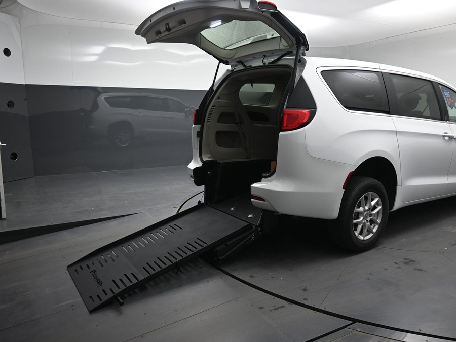 Used 2023 Chrysler Voyager LX - BraunAbility Rear Entry Fold Out Manual Ramp