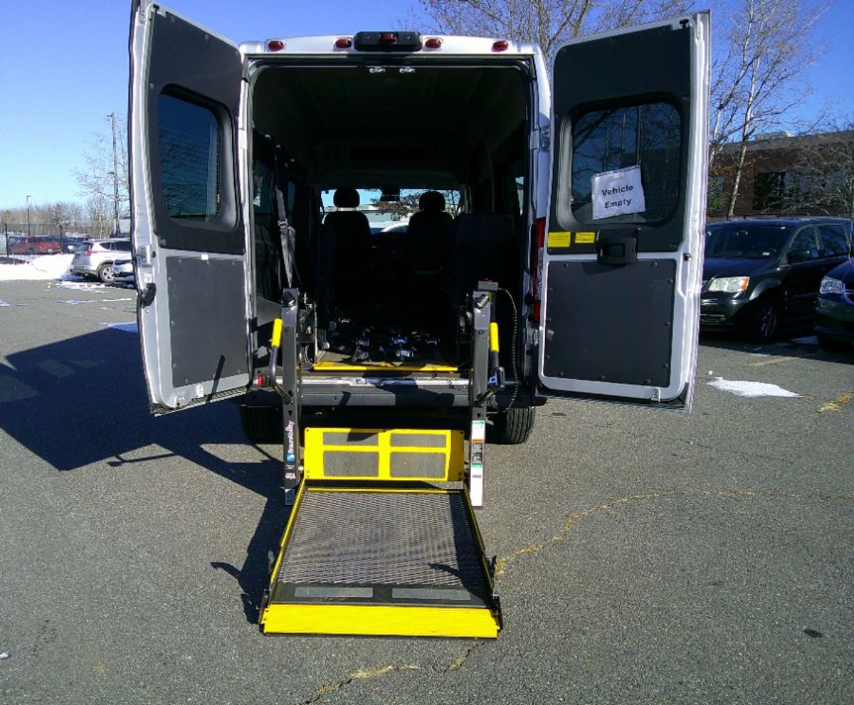 Silver Ram ProMaster with Rear Entry Automatic Fold Out ramp