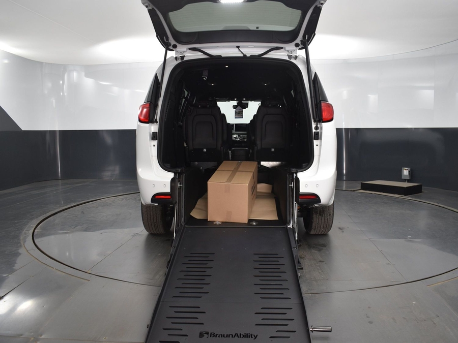 Used 2023 Chrysler Voyager LX - BraunAbility Rear Entry Fold Out Manual Ramp