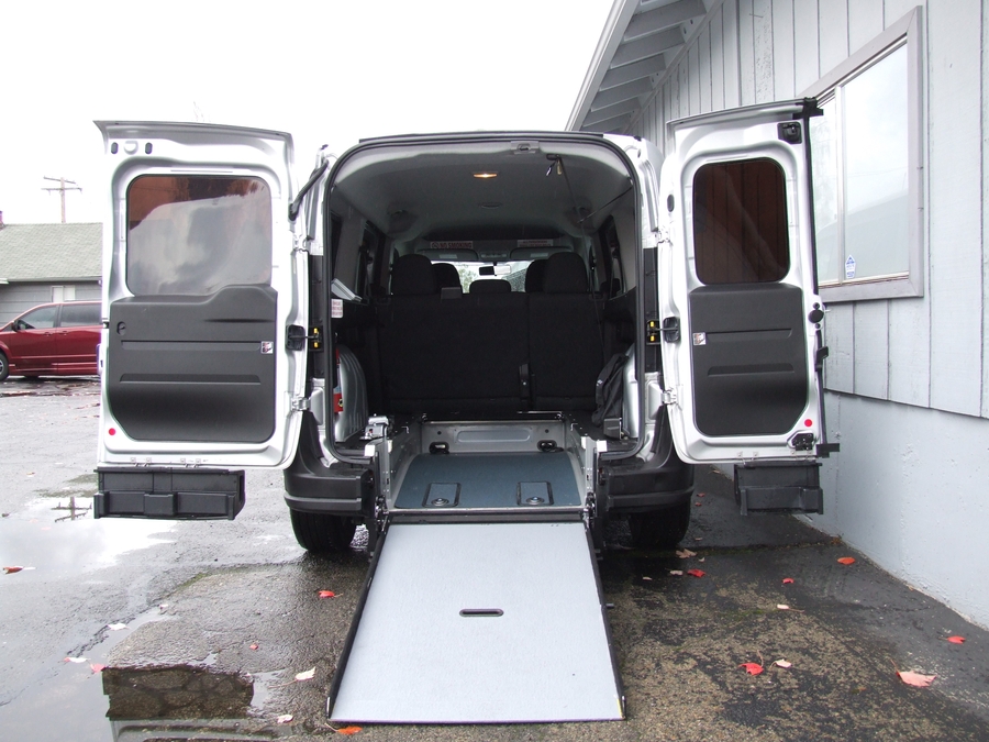 Used 2019 Ram ProMaster City City Wagon - SUNSET VANS Rear Entry Entry Fold Out Manual Ramp