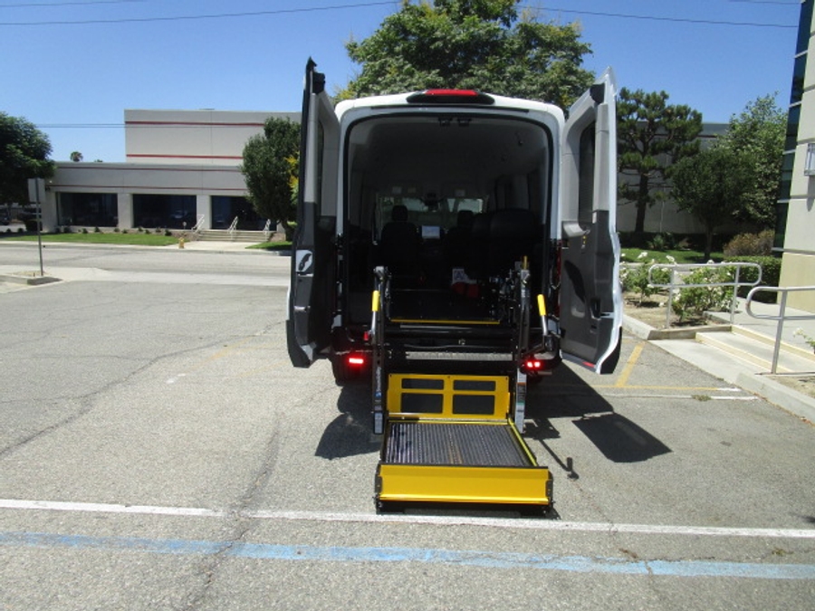 New 2026 Ford Transit 350 XL MR 148WB - ADABoy Commercial Rear Entry Lift Automatic Ramp