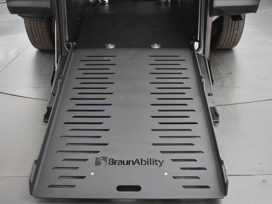 New 2025 Toyota Sienna Hybrid LE - BraunAbility Commercial Rear Entry Entry Fold Out Manual Ramp