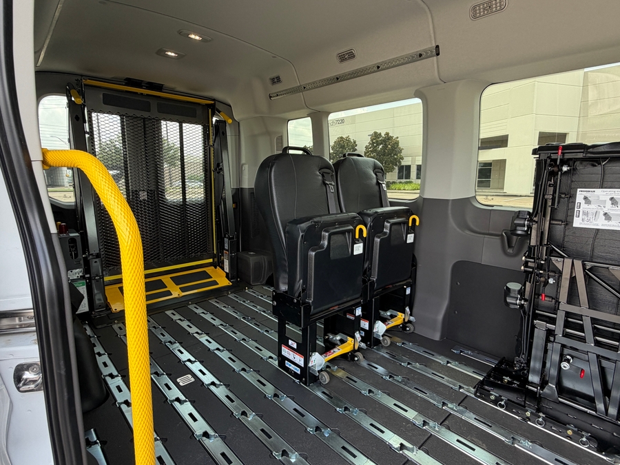 New 2026 Ford Transit 350 XL - Fenton Mobility Commercial Rear Entry Lift Automatic Ramp