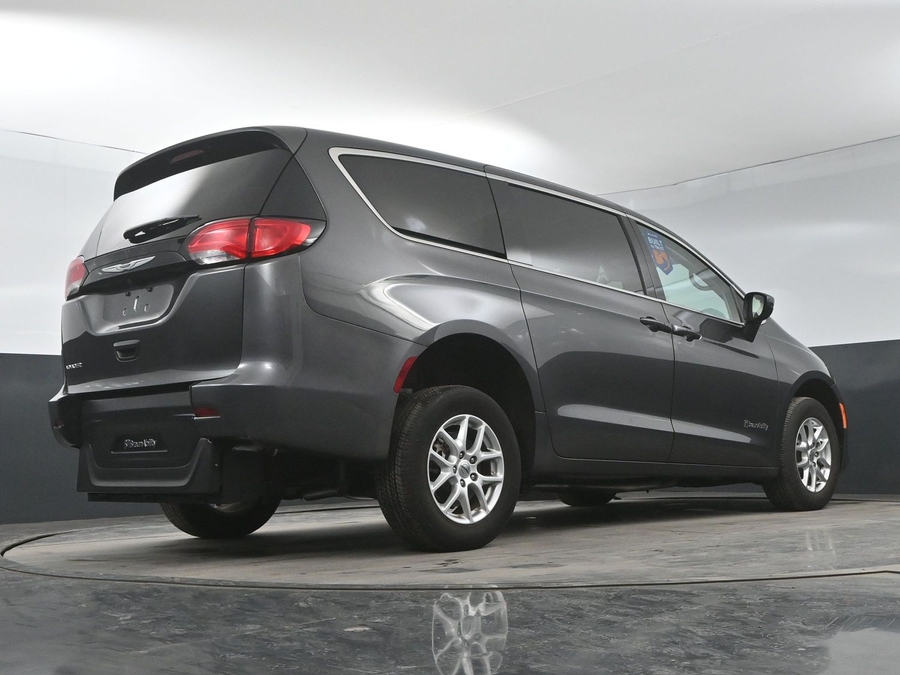 Used 2023 Chrysler Voyager LX CPO - BraunAbility Rear Entry Entry Fold Out Manual Ramp