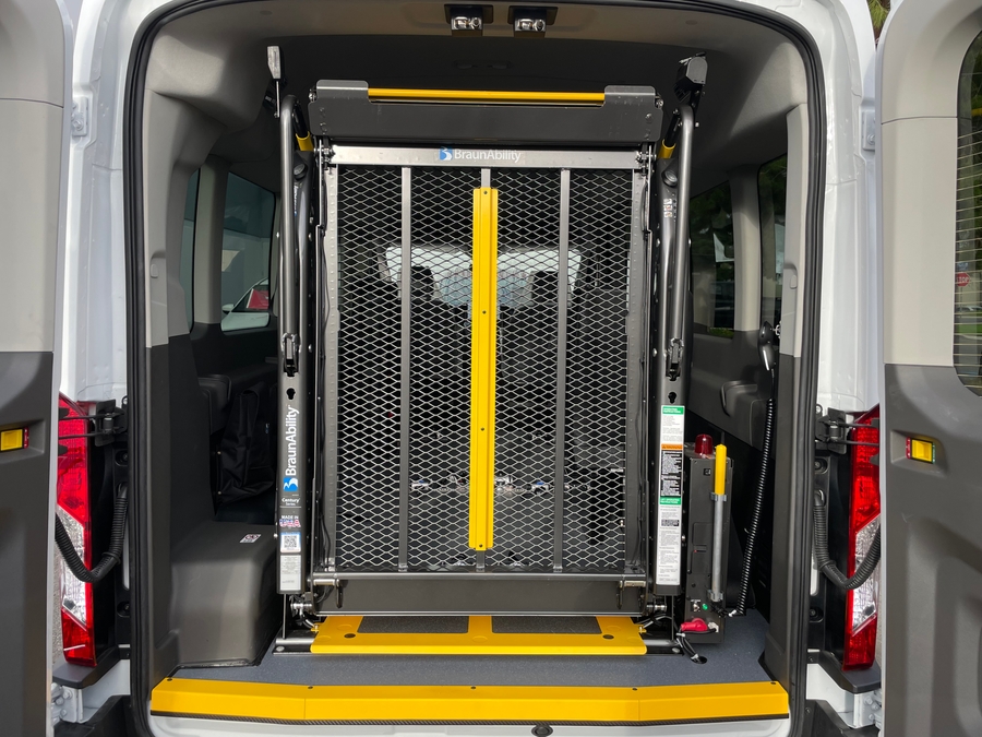 New 2026 Ford Transit 350 XL - Driverge Commercial Rear Entry Lift Automatic Ramp