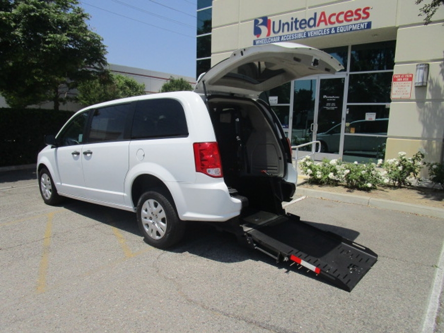 Used 2019 Dodge Grand Caravan SE - FR Conversions Commercial Rear Entry Entry Fold Out Manual Ramp