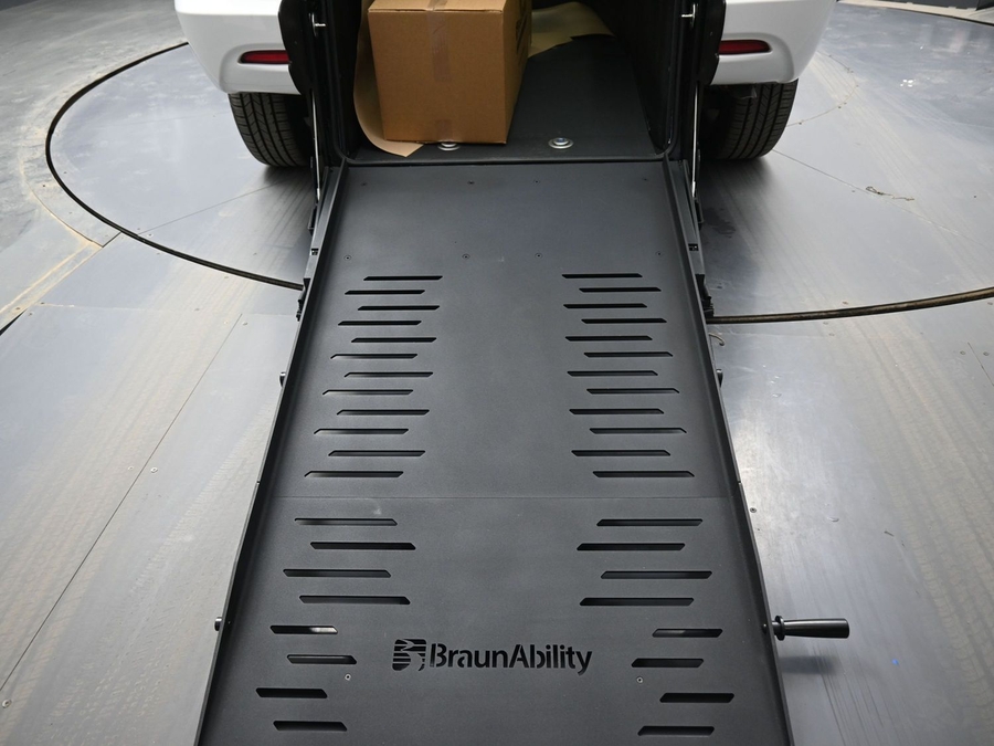 Used 2023 Chrysler Voyager LX - BraunAbility Rear Entry Entry Fold Out Manual Ramp