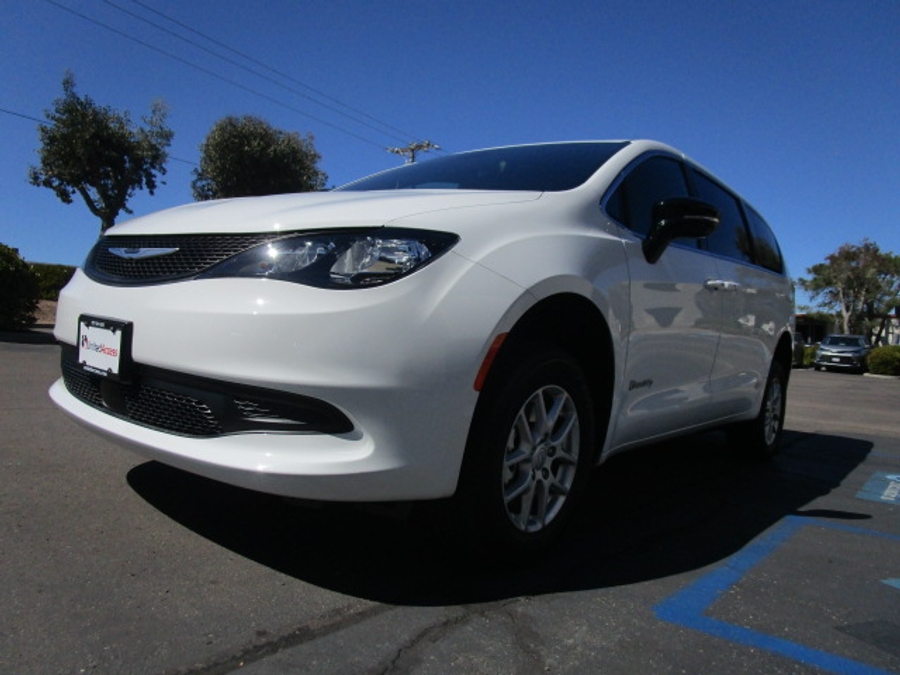 New 2025 Chrysler Voyager LX - BraunAbility Commercial Rear Entry Entry Fold Out Manual Ramp