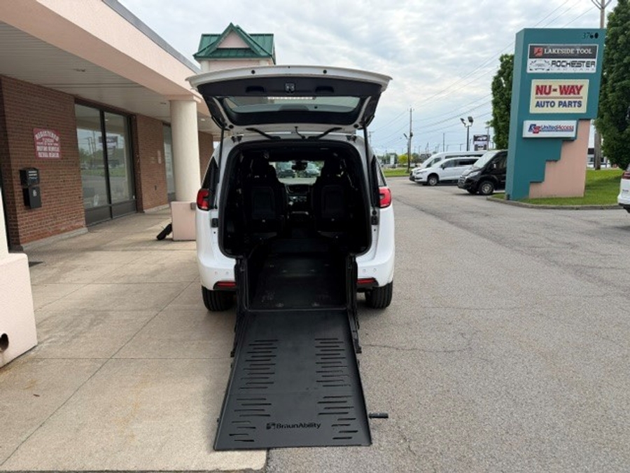 Used 2024 Chrysler Pacifica Touring - BraunAbility Rear Entry Entry Fold Out Manual Ramp