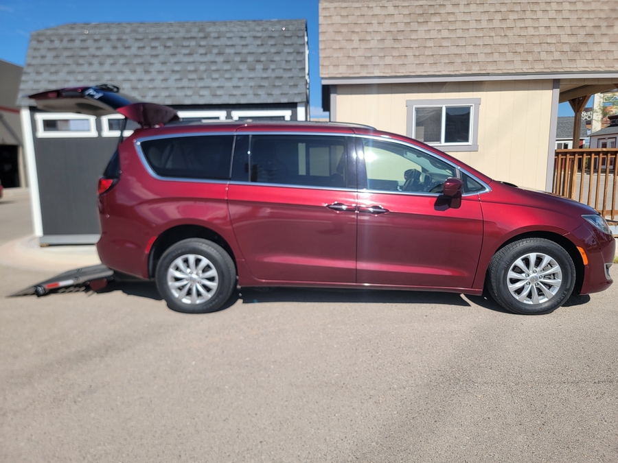 Used 2019 Chrysler Pacifica Touring Plus - AMS Rear Entry Fold Out Manual Ramp